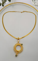 Tek Çeyrekli Kolye – Çeyrek Altın Zincirli İtalyan Yassı Zincir Kolye