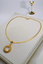 Çeyrekli İtalyan Zincir Kolye - İtalyan Ezme Çerçeve | Xtaki - Görsel 2